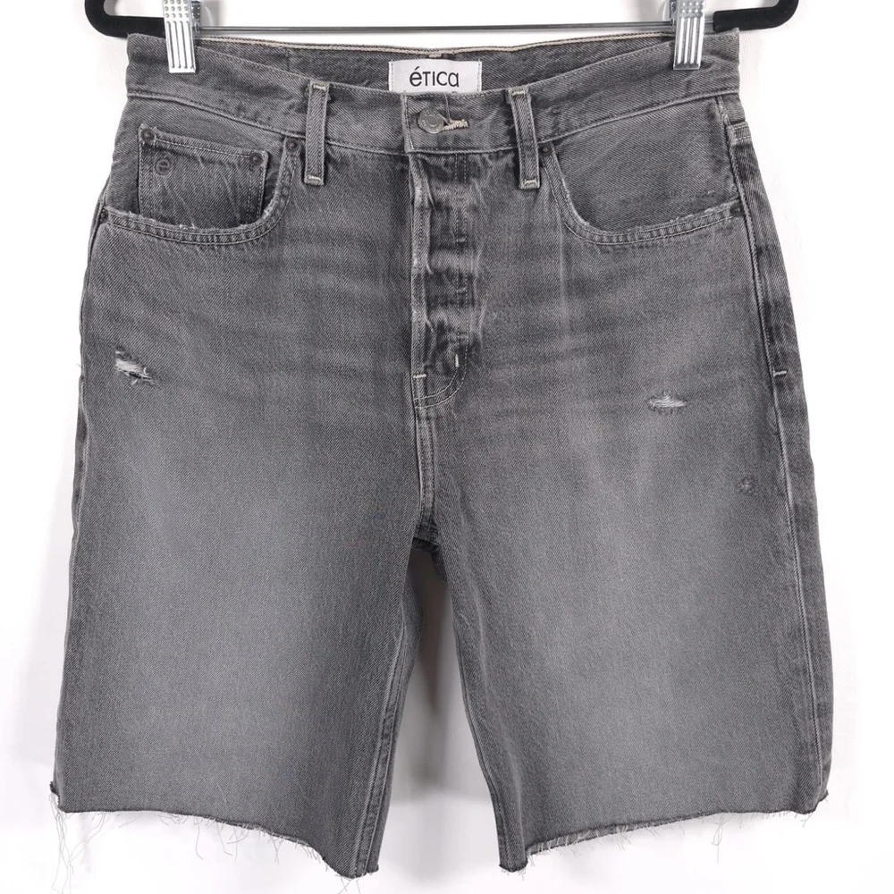 NWT éTICA ORGANIC‎ COTTON Blend Brandy Long Shorts QUARTZSITE EW179122 Size 28